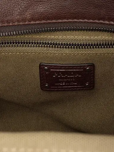 Prada Women's Route Canvas and Leather Tote Bag - Green | Thumbnail 6 Prada Women's Route Canvas and Leather Tote Bag - Green | Thumbnail 6
