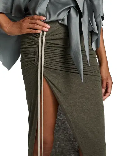 Rick Owens Women's Edfu Maxi Skirt - Bosco | Thumbnail 6 Rick Owens Women's Edfu Maxi Skirt - Bosco | Thumbnail 6