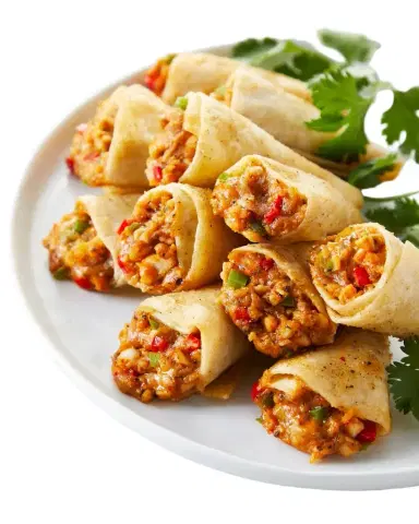 The Cajun Turkey Co Chicken Quesadilla Trumpets, 12 Count | Thumbnail 1 The Cajun Turkey Co Chicken Quesadilla Trumpets, 12 Count | Thumbnail 1