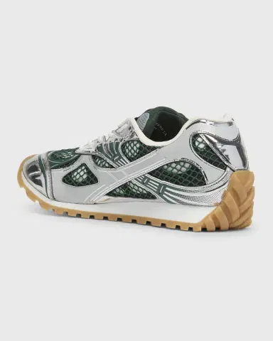 Bottega Veneta Men's Orbit Technical Fishnet Sneakers | Thumbnail 3 Bottega Veneta Men's Orbit Technical Fishnet Sneakers | Thumbnail 3