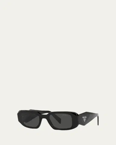 Prada Geometric Rectangle Acetate Sunglasses | Thumbnail 2 Prada Geometric Rectangle Acetate Sunglasses | Thumbnail 2
