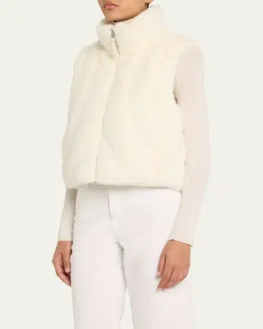 Mackage Ginny Brushed Faux Fur Quilted Vest | Thumbnail 4 Mackage Ginny Brushed Faux Fur Quilted Vest | Thumbnail 4