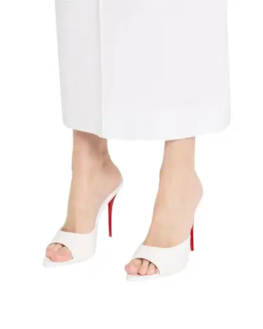 Christian Louboutin 100mm Miss Z Leather Mule Sandals | Thumbnail 1 Christian Louboutin 100mm Miss Z Leather Mule Sandals | Thumbnail 1