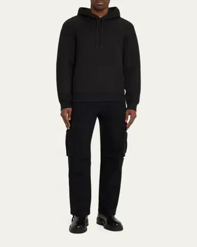 Mackage Men's Krystian Double-Face Jersey Hoodie | Thumbnail 2 Mackage Men's Krystian Double-Face Jersey Hoodie | Thumbnail 2