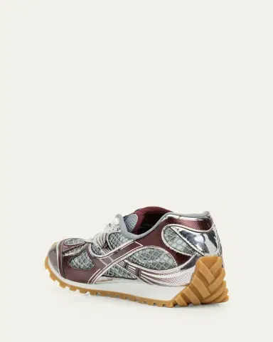 Bottega Veneta Men's Orbit Technical Fishnet Sneakers | Thumbnail 8 Bottega Veneta Men's Orbit Technical Fishnet Sneakers | Thumbnail 8