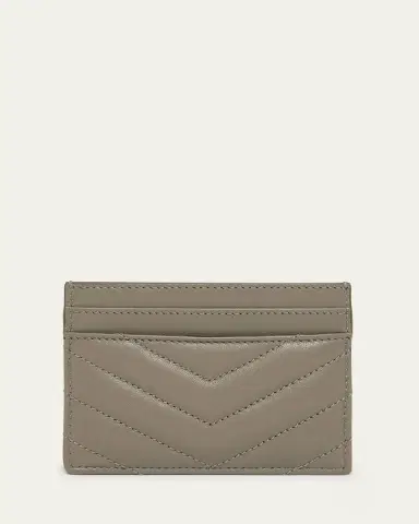 Saint Laurent Cassandre YSL Monogram Card Case in Quilted Smooth Leather | Thumbnail 3 Saint Laurent Cassandre YSL Monogram Card Case in Quilted Smooth Leather | Thumbnail 3