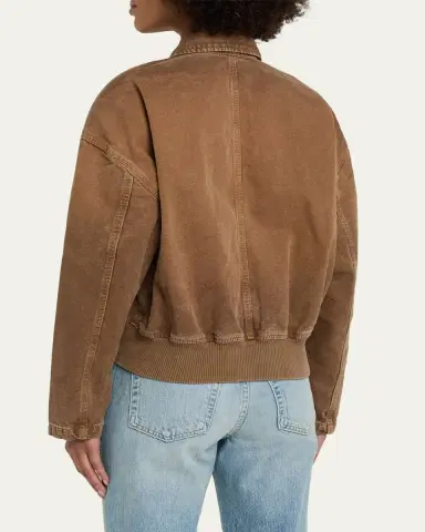SLVRLAKE Harlem Curve-Sleeve Denim Jacket | Thumbnail 3 SLVRLAKE Harlem Curve-Sleeve Denim Jacket | Thumbnail 3