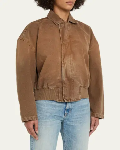 SLVRLAKE Harlem Curve-Sleeve Denim Jacket | Thumbnail 4 SLVRLAKE Harlem Curve-Sleeve Denim Jacket | Thumbnail 4