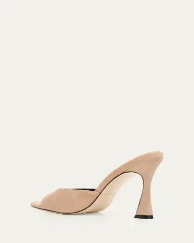 L'Agence 95mm Avery Suede Mules | Thumbnail 5 L'Agence 95mm Avery Suede Mules | Thumbnail 5