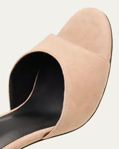 L'Agence 95mm Avery Suede Mules | Thumbnail 6 L'Agence 95mm Avery Suede Mules | Thumbnail 6