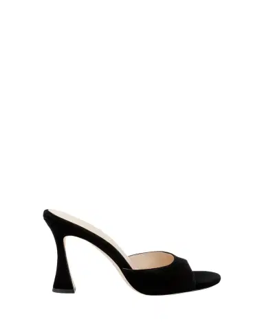 L'Agence 95mm Avery Suede Mules | Thumbnail 1 L'Agence 95mm Avery Suede Mules | Thumbnail 1
