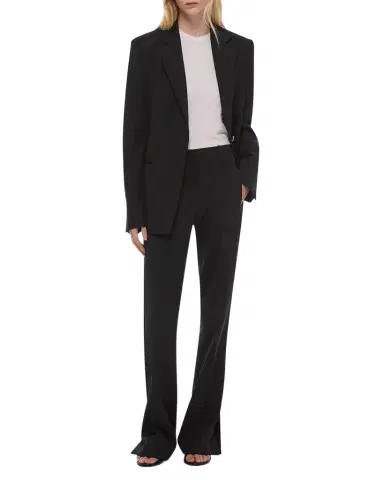 Helmut Lang Vented Wool Bootcut Pants | Thumbnail 1 Helmut Lang Vented Wool Bootcut Pants | Thumbnail 1