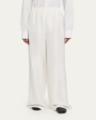 Eskandar Linen Flared Trousers | Thumbnail 4 Eskandar Linen Flared Trousers | Thumbnail 4