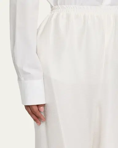 Eskandar Linen Flared Trousers | Thumbnail 5 Eskandar Linen Flared Trousers | Thumbnail 5