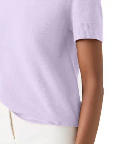 Akris Cashmere Knit Short-Sleeve Sweater | Thumbnail 5 Akris Cashmere Knit Short-Sleeve Sweater | Thumbnail 5