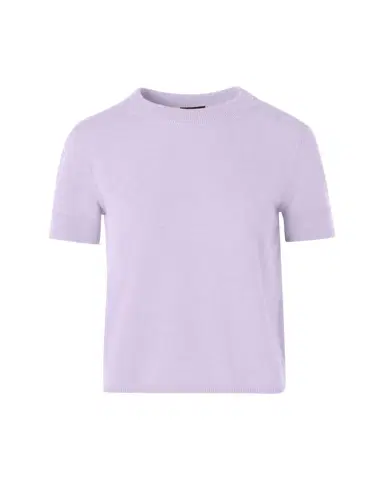 Akris Cashmere Knit Short-Sleeve Sweater | Thumbnail 1 Akris Cashmere Knit Short-Sleeve Sweater | Thumbnail 1