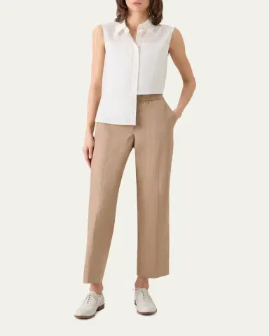 Akris Cotton Voile Button-Down Fitted Shirt | Thumbnail 2 Akris Cotton Voile Button-Down Fitted Shirt | Thumbnail 2