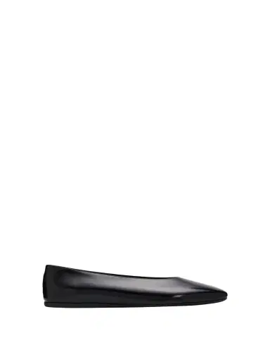 Prada Brushed Leather Ballerina Flats | Thumbnail 1 Prada Brushed Leather Ballerina Flats | Thumbnail 1