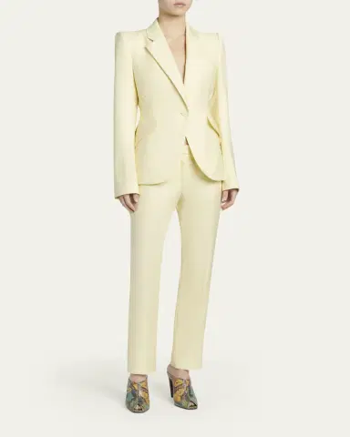 McQueen Low-Rise Cigarette Trousers | Thumbnail 2 McQueen Low-Rise Cigarette Trousers | Thumbnail 2