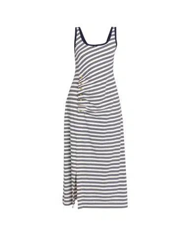 Simkhai Becker Striped Cotton Jersey Maxi Dress | Thumbnail 1 Simkhai Becker Striped Cotton Jersey Maxi Dress | Thumbnail 1