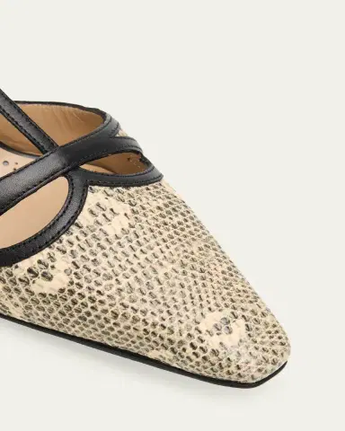 Manolo Blahnik 70mm Gish Snake-Embossed Leather Pumps | Thumbnail 3 Manolo Blahnik 70mm Gish Snake-Embossed Leather Pumps | Thumbnail 3