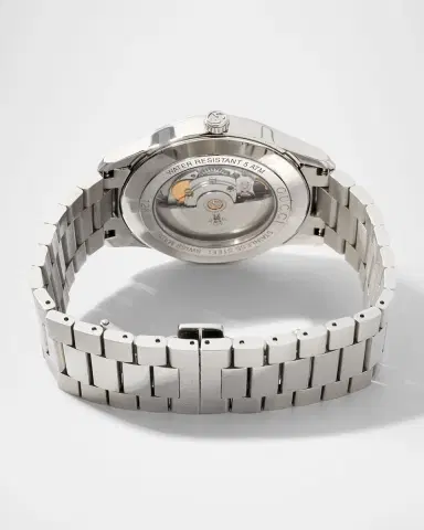 Gucci 42mm Signature Bee Automatic Bracelet Watch with Black Onyx Dial | Thumbnail 4 Gucci 42mm Signature Bee Automatic Bracelet Watch with Black Onyx Dial | Thumbnail 4
