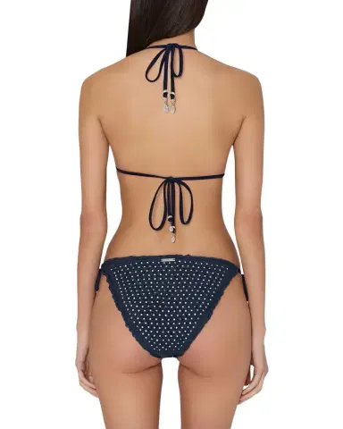 Milly Cabana Crystal Glimmer Crochet Bikini Bottoms | Thumbnail 1 Milly Cabana Crystal Glimmer Crochet Bikini Bottoms | Thumbnail 1