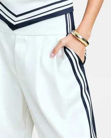 SEROYA Marlowe Striped Satin Pants | Thumbnail 4 SEROYA Marlowe Striped Satin Pants | Thumbnail 4