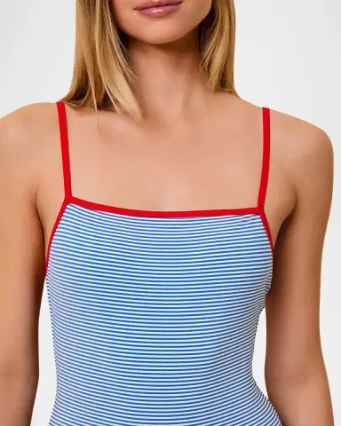 Solid and Striped The Renna Striped One-Piece Swimsuit | Thumbnail 4 Solid and Striped The Renna Striped One-Piece Swimsuit | Thumbnail 4