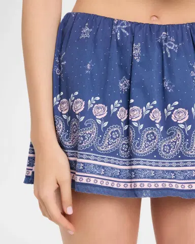 LoveShackFancy Jonie Bandana Print Mini Skort | Thumbnail 4 LoveShackFancy Jonie Bandana Print Mini Skort | Thumbnail 4