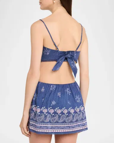 LoveShackFancy Mollie Bandana Print Scarf Top | Thumbnail 2 LoveShackFancy Mollie Bandana Print Scarf Top | Thumbnail 2