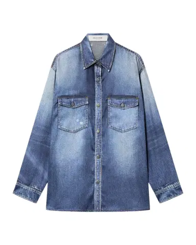 Golden Goose Oversized Denim Over Shirt | Thumbnail 2 Golden Goose Oversized Denim Over Shirt | Thumbnail 2