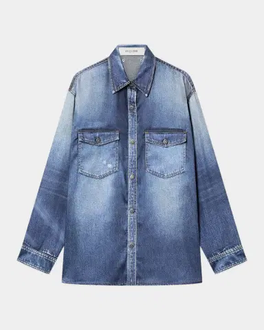 Golden Goose Oversized Denim Over Shirt | Thumbnail 3 Golden Goose Oversized Denim Over Shirt | Thumbnail 3