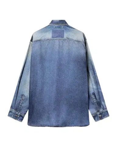 Golden Goose Oversized Denim Over Shirt | Thumbnail 1 Golden Goose Oversized Denim Over Shirt | Thumbnail 1