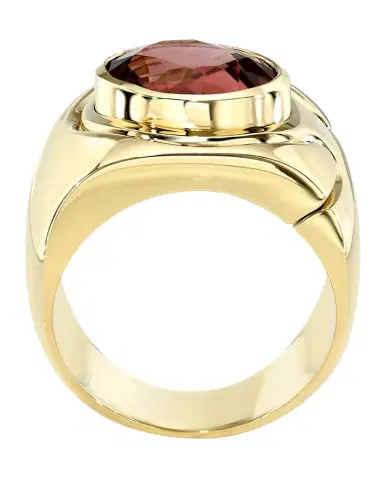 Retrouvaí 14K Pink Tourmaline Impetus Interlocking Puzzle Ring | Thumbnail 1 Retrouvaí 14K Pink Tourmaline Impetus Interlocking Puzzle Ring | Thumbnail 1