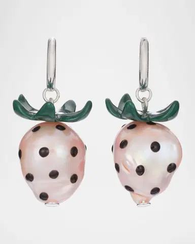 Tory Burch Curiosity Strawberry Earrings | Thumbnail 2 Tory Burch Curiosity Strawberry Earrings | Thumbnail 2