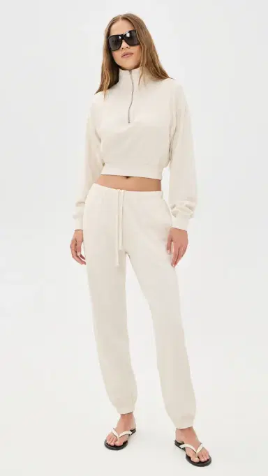 ÉTERNE Boyfriend Pocket Sweatpants Bone | Thumbnail 5 ÉTERNE Boyfriend Pocket Sweatpants Bone | Thumbnail 5