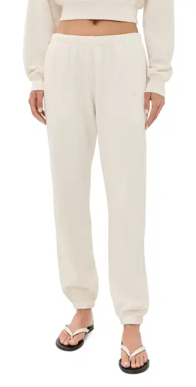 ÉTERNE Boyfriend Pocket Sweatpants Bone | Thumbnail 1 ÉTERNE Boyfriend Pocket Sweatpants Bone | Thumbnail 1