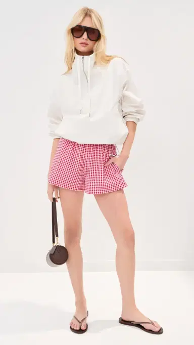 LE BOP Donda Shorts Red Check | Thumbnail 2 LE BOP Donda Shorts Red Check | Thumbnail 2
