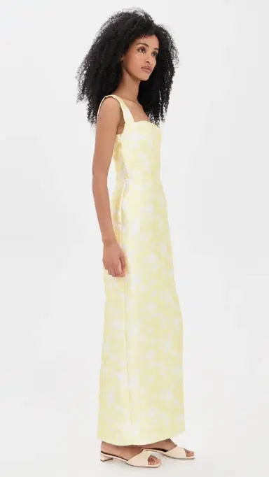 Damaris Bailey Danica Dress Yellow Floral | Thumbnail 4 Damaris Bailey Danica Dress Yellow Floral | Thumbnail 4