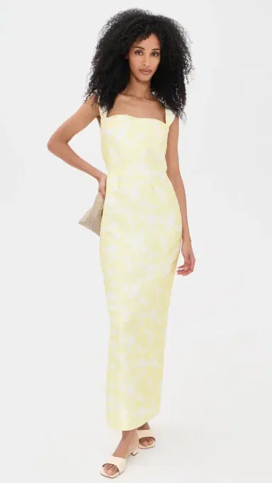 Damaris Bailey Danica Dress Yellow Floral | Thumbnail 5 Damaris Bailey Danica Dress Yellow Floral | Thumbnail 5