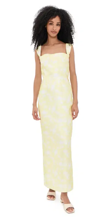 Damaris Bailey Danica Dress Yellow Floral | Thumbnail 1 Damaris Bailey Danica Dress Yellow Floral | Thumbnail 1