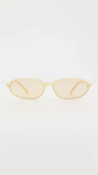 Jacquemus Alba Oval Sunglasses Yellow One Size | Thumbnail 2 Jacquemus Alba Oval Sunglasses Yellow One Size | Thumbnail 2