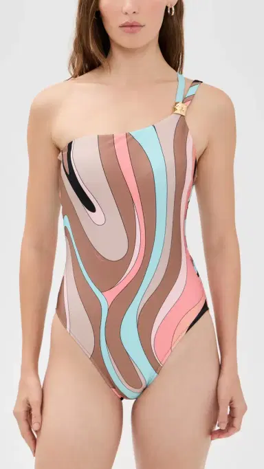 L'Agence Abstract Swirl Karmin One Piece Multi | Thumbnail 2 L'Agence Abstract Swirl Karmin One Piece Multi | Thumbnail 2