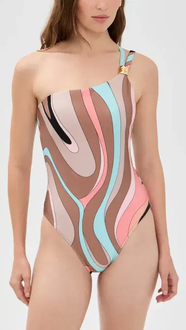 L'Agence Abstract Swirl Karmin One Piece Multi | Thumbnail 5 L'Agence Abstract Swirl Karmin One Piece Multi | Thumbnail 5