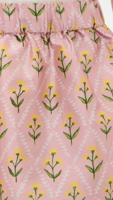 La Maregold The Celeste Skirt Blush attice Floral | Thumbnail 6 La Maregold The Celeste Skirt Blush attice Floral | Thumbnail 6