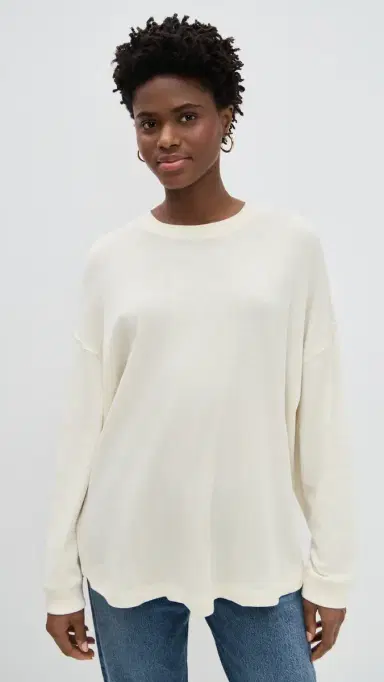 Jenni Kayne Boyfriend Long Sleeve Tee | Thumbnail 2 Jenni Kayne Boyfriend Long Sleeve Tee | Thumbnail 2