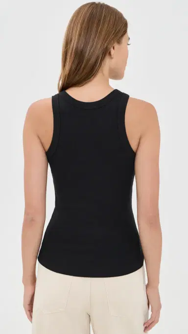 AYR The Flex Ribbed Tank Top Black | Thumbnail 3 AYR The Flex Ribbed Tank Top Black | Thumbnail 3