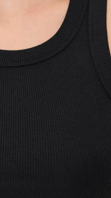 AYR The Flex Ribbed Tank Top Black | Thumbnail 6 AYR The Flex Ribbed Tank Top Black | Thumbnail 6