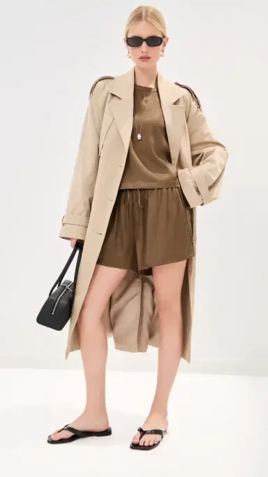 LE BOP avannah atin Shorts Hazelnut | Thumbnail 5 LE BOP avannah atin Shorts Hazelnut | Thumbnail 5